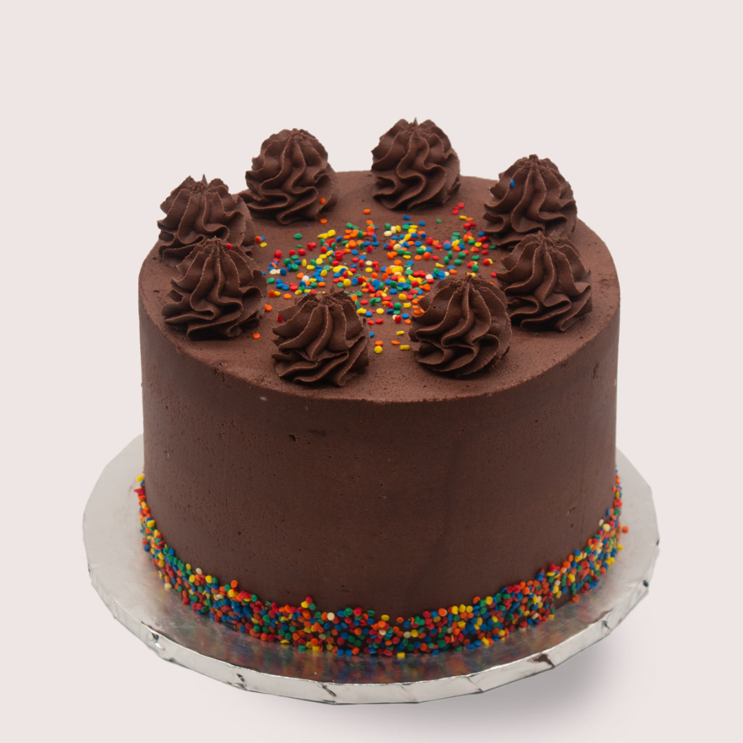 Vegan Chocolate Sprinkle Cake - Tessa\'s Bakery