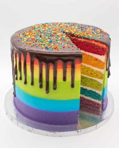 Rainbow Bright Cake - Tessa's Bakery