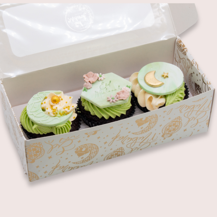 Eid Sweet Trio Cupcake Box