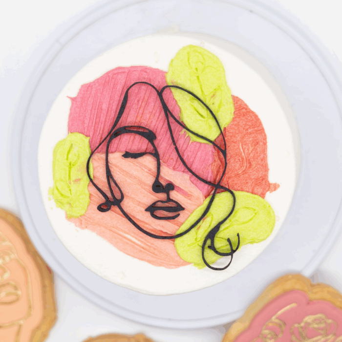 Face of Strength Bento Cake - Image 3