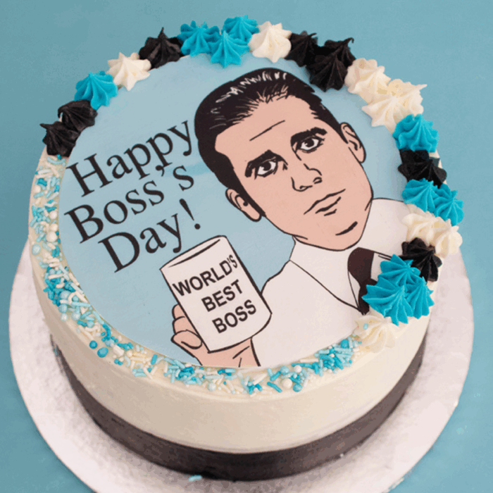 World’s Best Boss Cake – The Office Edition - Image 2