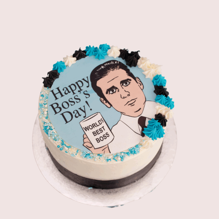 World’s Best Boss Cake – The Office Edition
