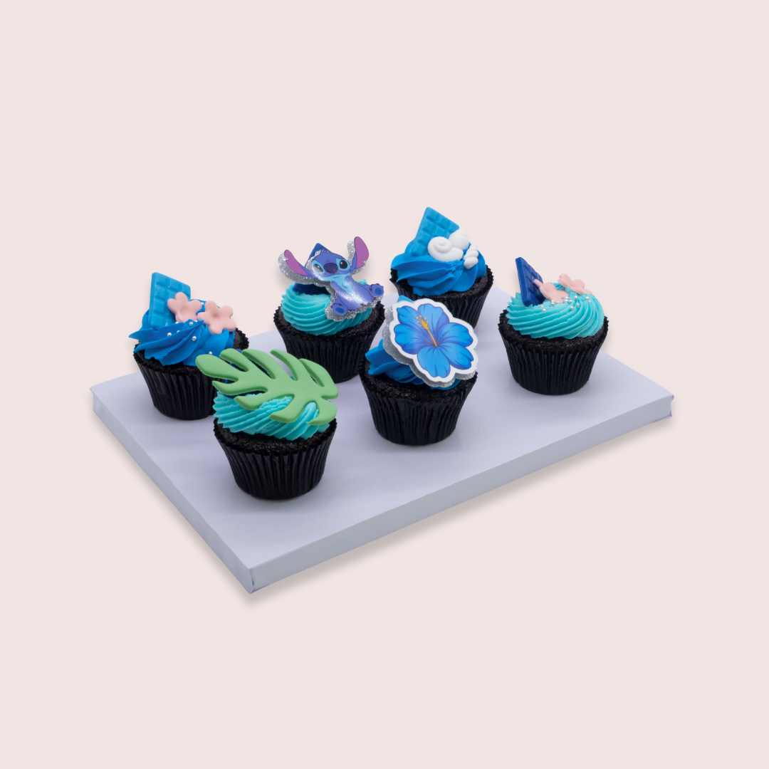 Stitch Cupcake Set