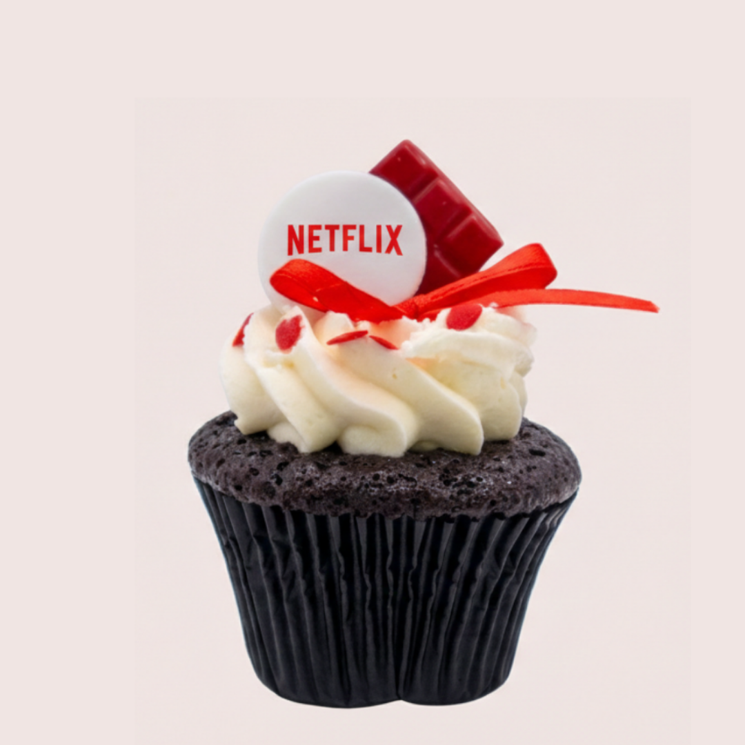 Valentine’s Individually Boxed Logo Cupcake