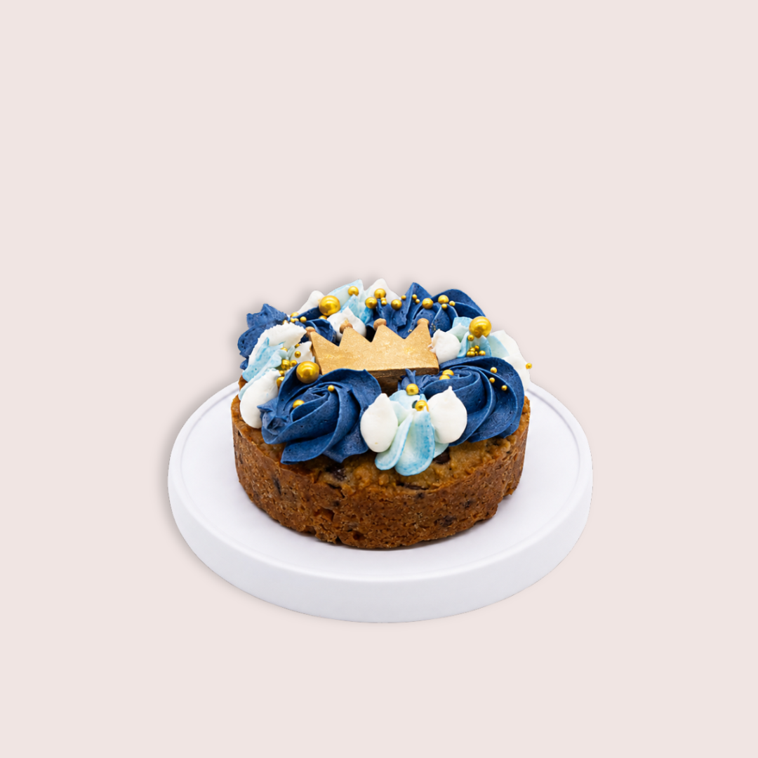 Dad’s Chocolate Chip Crown Mini Cookie Cake