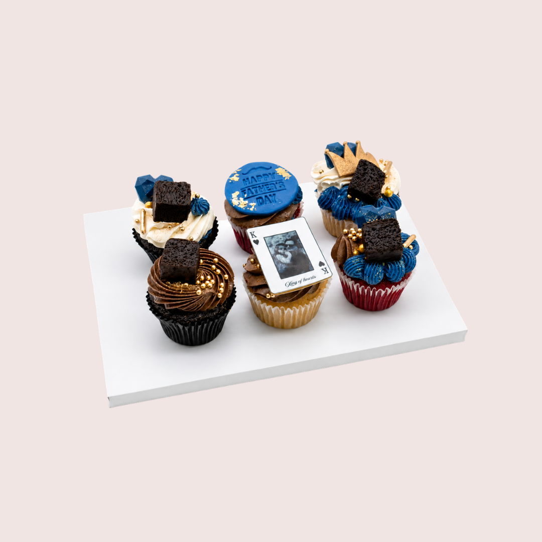 King of Hearts Father’s Day Cupcake Box