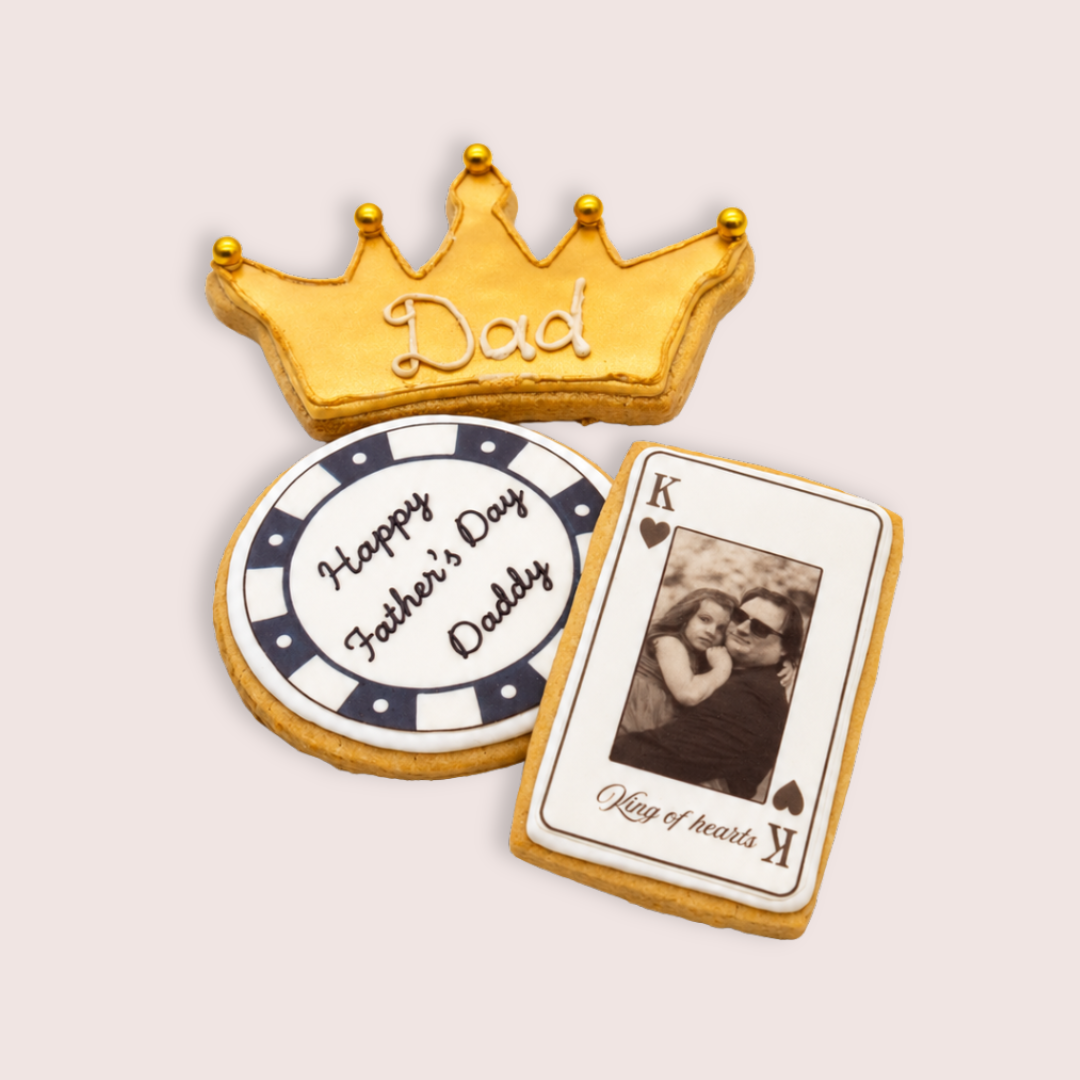 King of Hearts Father’s Day Cookie Set