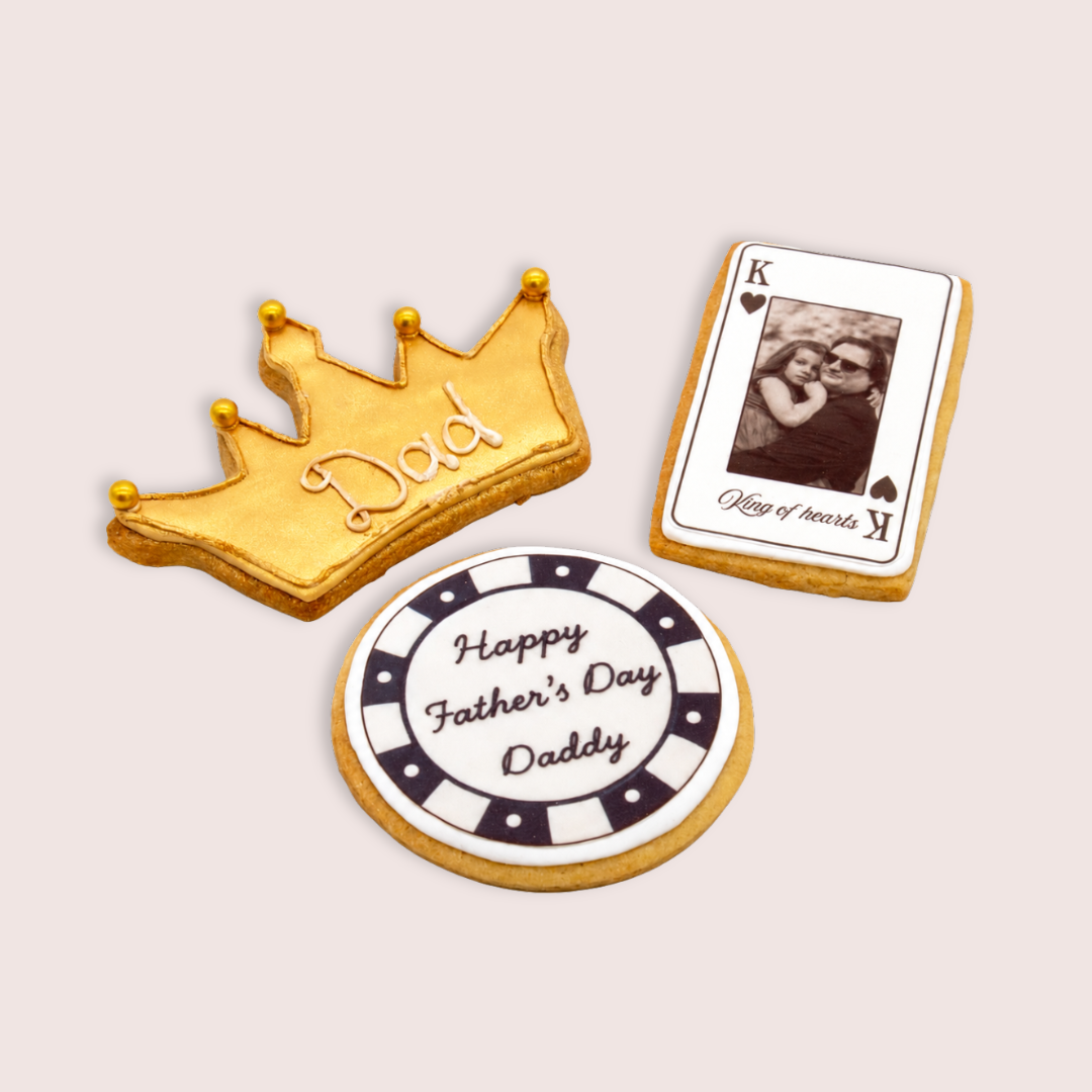 King of Hearts Father’s Day Cookie Set - Image 2