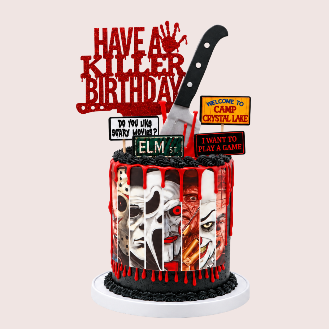 Killer Birthday Horror Cake
